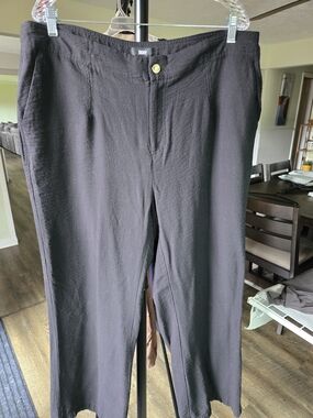 DKNY Black Women's Straight-Leg Dress Pants